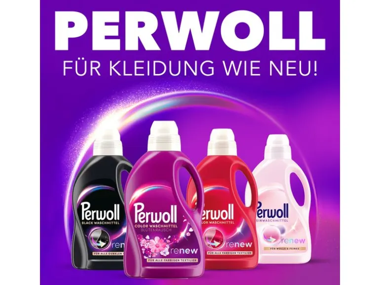 Perwoll Flüssigwaschmittel Color Blütenrausch 2.6 l