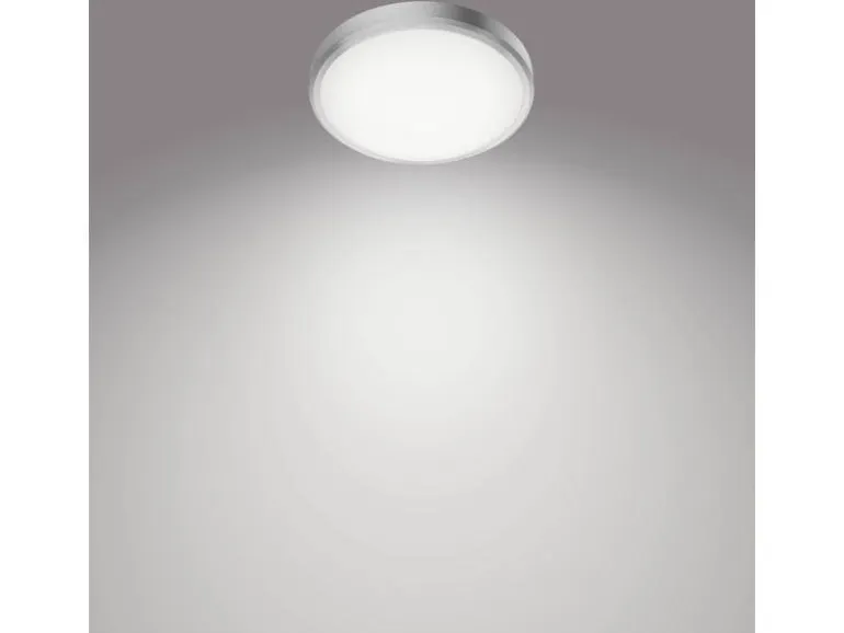 Philips Deckenleuchte Doris, 17W, 4000K, IP44, nickel