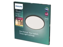 Philips Deckenleuchte LED SceneSwitch CL550 3600 lm 2700K, Schwarz
