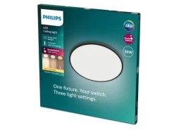 Philips Deckenleuchte LED SceneSwitch CL550 3600 lm 2700K, Schwarz
