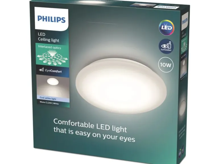 Philips Deckenleuchte Moire CL200, 4000K, 1000 lm weiss