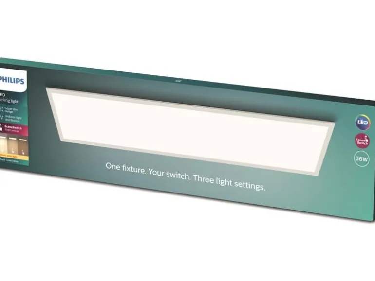 Philips Deckenleuchte Touch SceneSwitch 36 W, 2700 K, Weiss