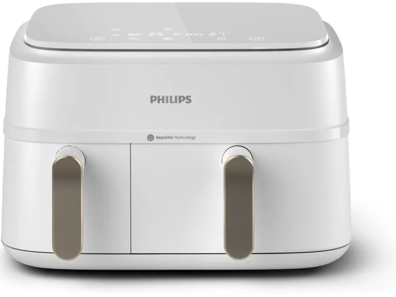 Philips Heissluft-Fritteuse 3000 Series Dual Basket Champagner