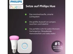 Philips Hue Leuchtmittel White E27 Einzelpack Edison Filament 580 lm