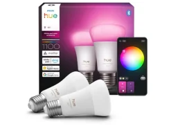 Philips Hue Leuchtmittel White & Col. Amb. E27 Doppelpack 2x 1100 lm