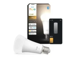 Philips Hue Leuchtmittel White E27 Einzelpack 1600 lm, dimmbar
