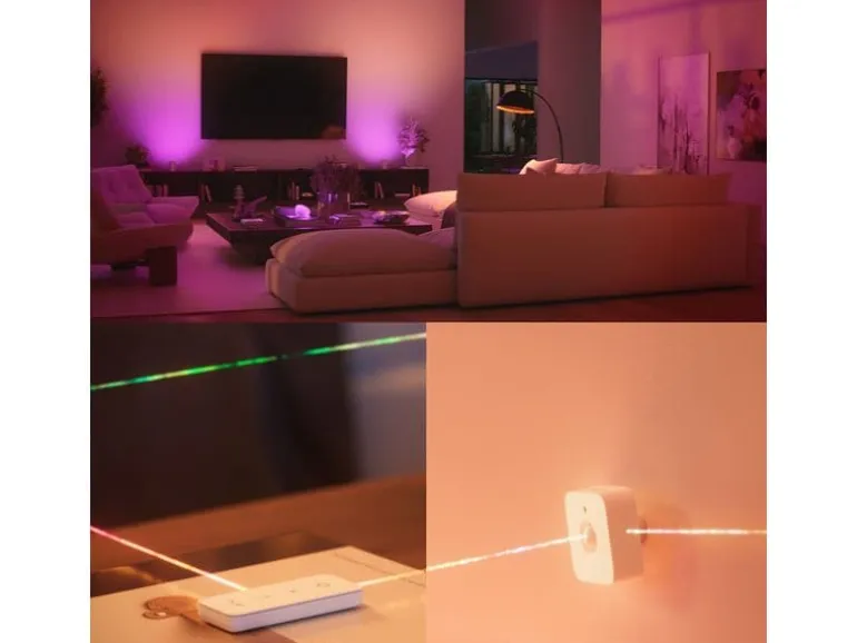 Philips Hue 3 smarte E27-Lampen + Dimmschalter + Hue Bridge Pro