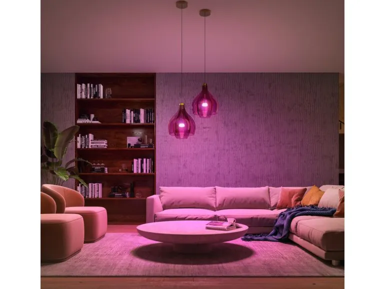 Philips Hue 3 smarte E27-Lampen + Dimmschalter + Hue Bridge Pro