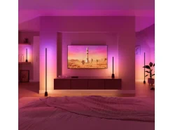 Philips Hue Stehleuchte smart Play Gradient 135 cm Schwarz Kunststoff