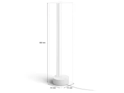 Philips Hue Tischleuchte Gradient, Signe, 12 W, Weiss