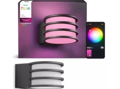 Philips Hue Wandleuchte Lucca RGBW 1100 lm Anthrazit