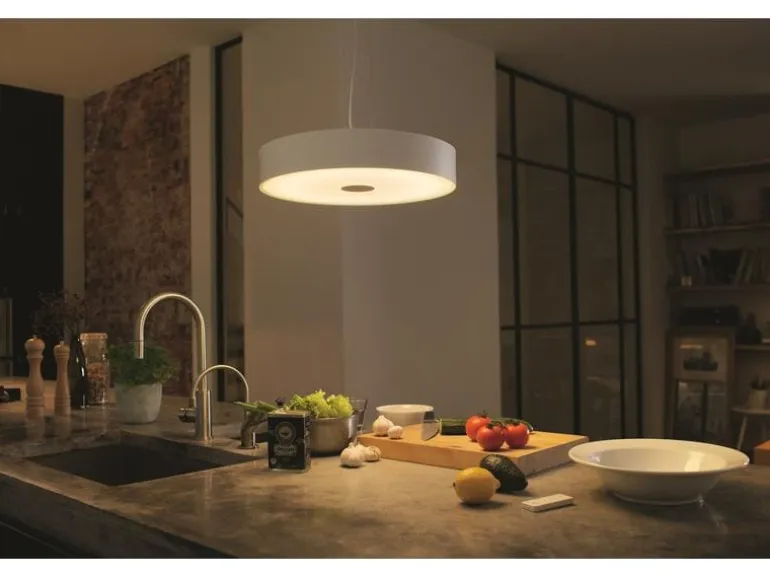 Philips Hue White Amb. Fair Pendelleuchte weiss 2750 lm + Dimmschalter