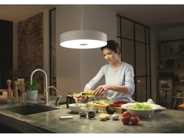 Philips Hue White Amb. Fair Pendelleuchte weiss 2750 lm + Dimmschalter