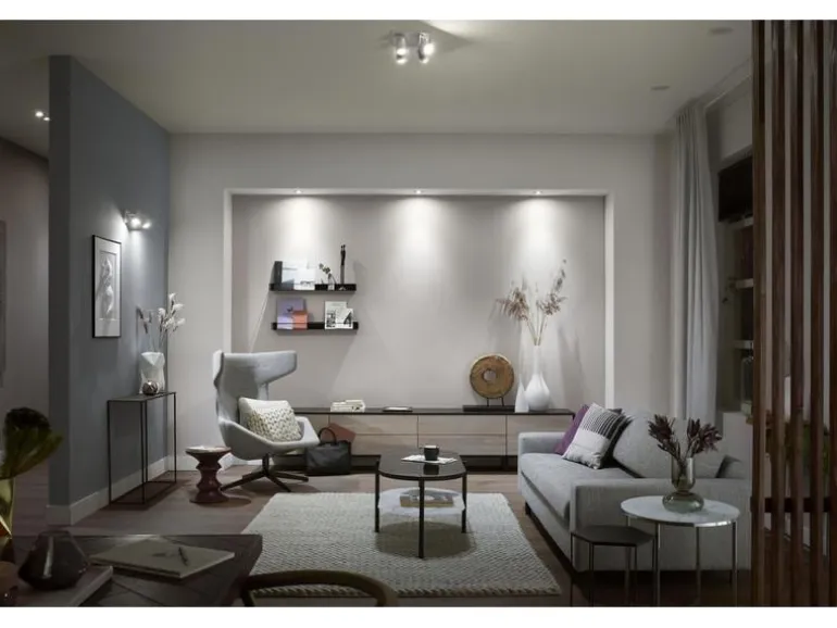 Philips Hue White Ambiance Milliskin Einbauspot 3er-Pack Rund Weiss