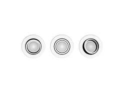 Philips Hue White Ambiance Milliskin Einbauspot 3er-Pack Rund Weiss