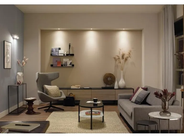Philips Hue White Ambiance Milliskin Einbauspot 3er-Pack Rund Aluminium