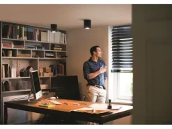 Philips Hue White Ambiance Pillar Einerspot erw. GU10, Schwarz