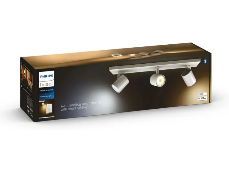Philips Hue White Ambiance Runner 3er-Spot Weiss