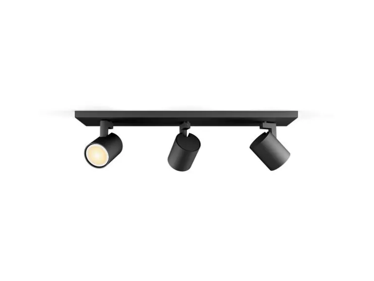 Philips Hue White Ambiance Runner 3er-Spot Schwarz