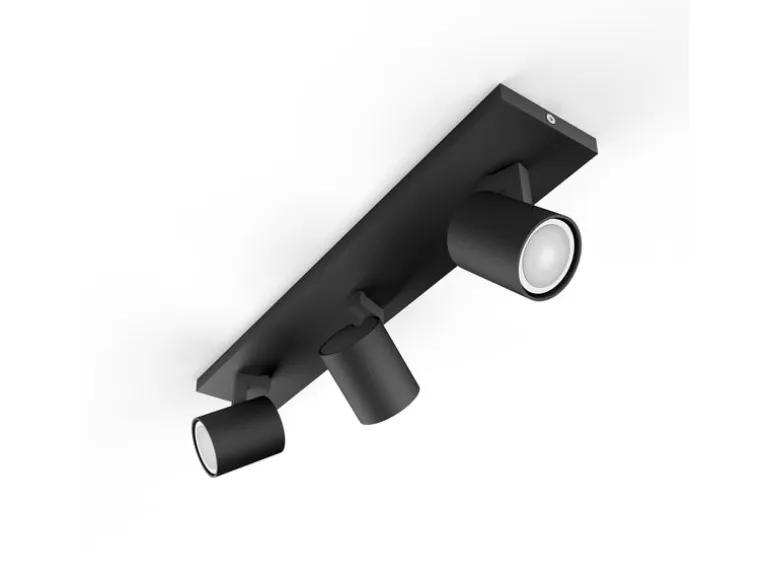 Philips Hue White Ambiance Runner 3er-Spot Schwarz
