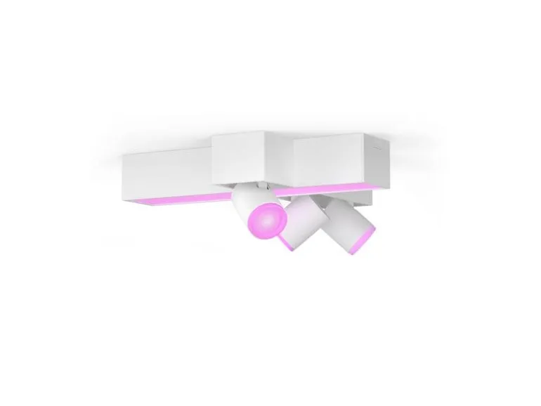 Philips Hue White & Col. Amb. Centris Cross 3er-Spot Weiss