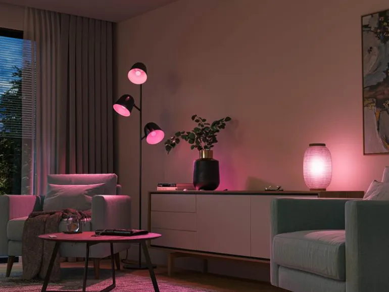 Philips Hue White & Color Ambiance E14 Luster Tropfen 2er Set 2 x 470 lm