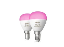 Philips Hue White & Color Ambiance E14 Luster Tropfen 2er Set 2 x 470 lm