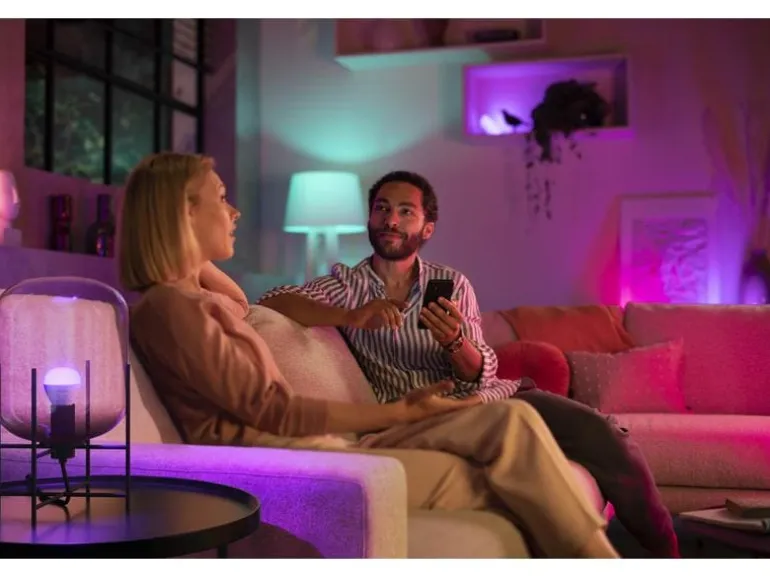 Philips Hue White & Color Ambiance E14 Luster Tropfen 2er Set 2 x 470 lm
