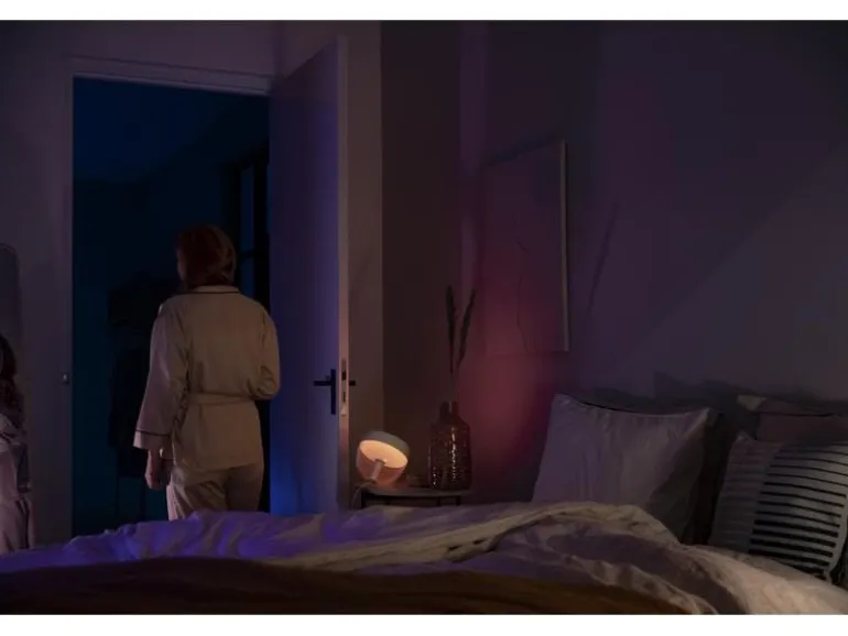 Philips Hue White & Color Ambiance Iris Tischleuchte Weiss