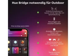 Philips Hue White & Color Ambiance Outdoor Appear Wandleuchte Schwarz