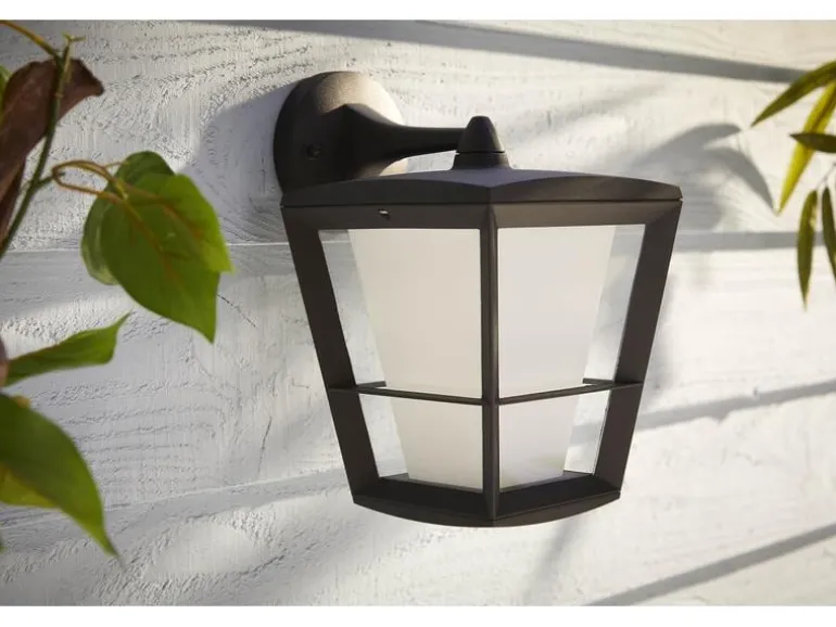 Philips Hue White & Color Ambiance Econic Outdoor Wandl. Hängend Schwarz