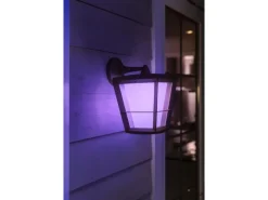 Philips Hue White & Color Ambiance Econic Outdoor Wandl. Hängend Schwarz