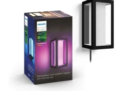 Philips Hue White & Color Ambiance Outdoor Impress Wandl. Schmal Schwarz