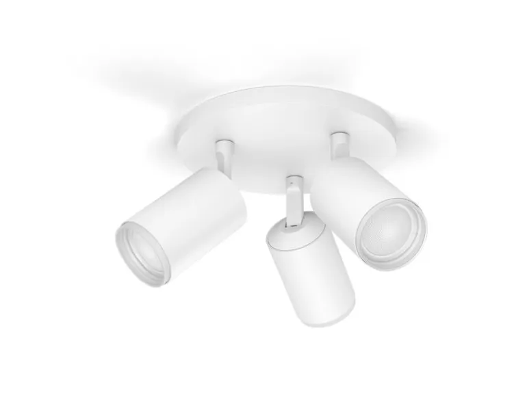 Philips Hue White & Color Ambiance Fugato 3er-Spot Weiss