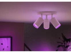 Philips Hue White & Color Ambiance Fugato 3er-Spot Weiss