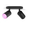 Philips Hue White & Color Ambiance Fugato 2er-Spot Schwarz