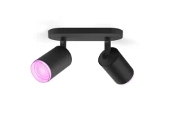 Philips Hue White & Color Ambiance Fugato 2er-Spot Schwarz