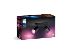 Philips Hue White & Color Ambiance Fugato 2er-Spot Schwarz
