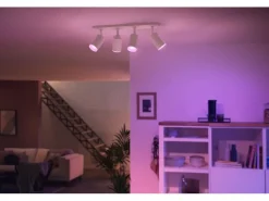 Philips Hue White & Color Ambiance Fugato 4er-Spot Weiss