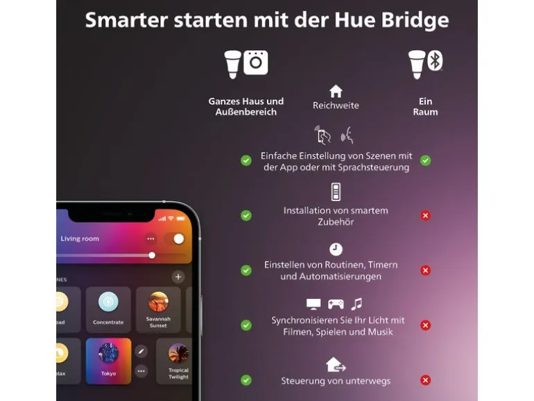Philips Hue White & Color Ambiance Centris 2-Deckenspot Schwarz