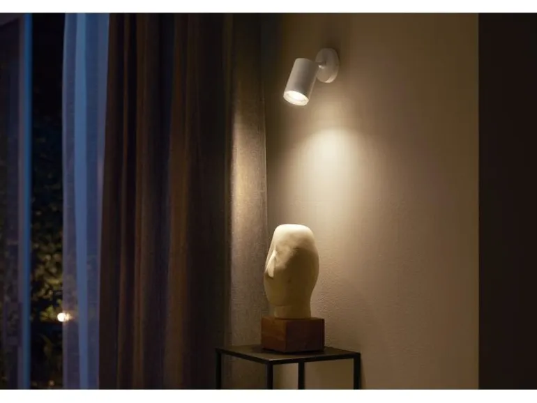 Philips Hue White & Color Ambiance Fugato 1er-Spot Weiss