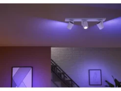 Philips Hue White & Color Ambiance Argenta 3er-Spot Weiss