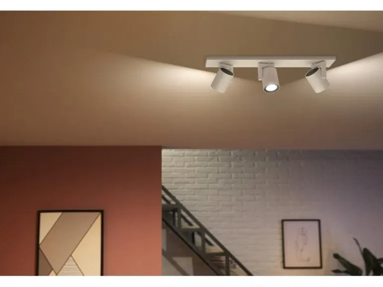 Philips Hue White & Color Ambiance Argenta 3er-Spot Weiss