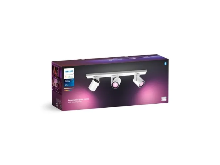 Philips Hue White & Color Ambiance Argenta 3er-Spot Weiss