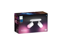 Philips Hue White & Color Ambiance Fugato 2er-Spot Weiss
