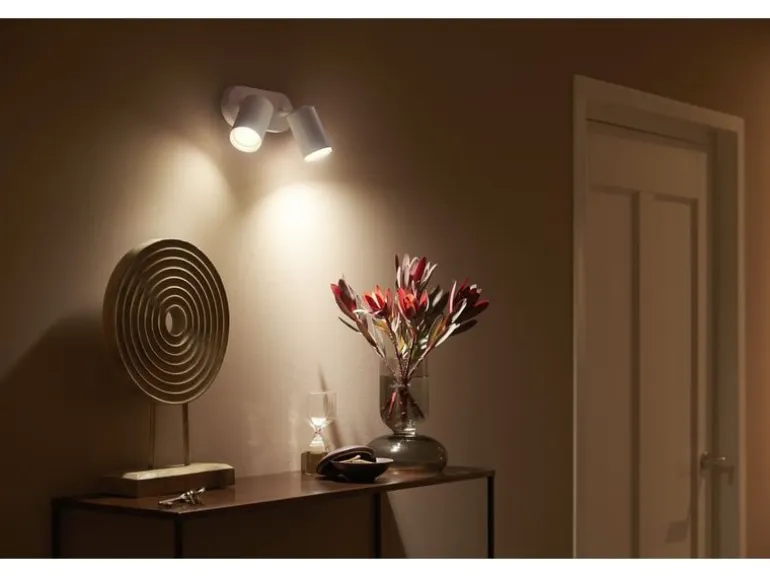 Philips Hue White & Color Ambiance Fugato 2er-Spot Weiss