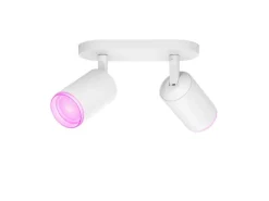 Philips Hue White & Color Ambiance Fugato 2er-Spot Weiss
