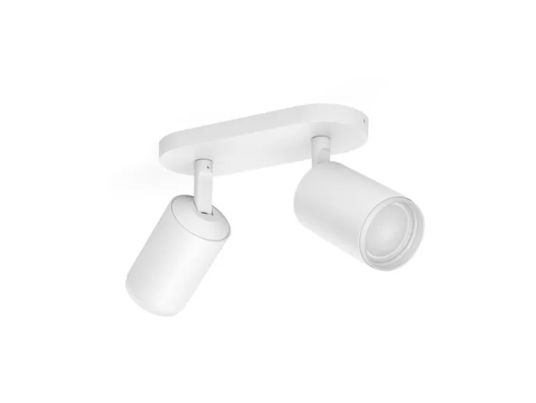 Philips Hue White & Color Ambiance Fugato 2er-Spot Weiss