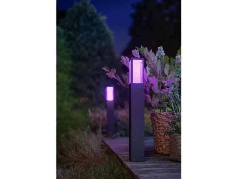 Philips Hue White & Color Ambiance Outdoor Impress Wegeleuchte Schwarz