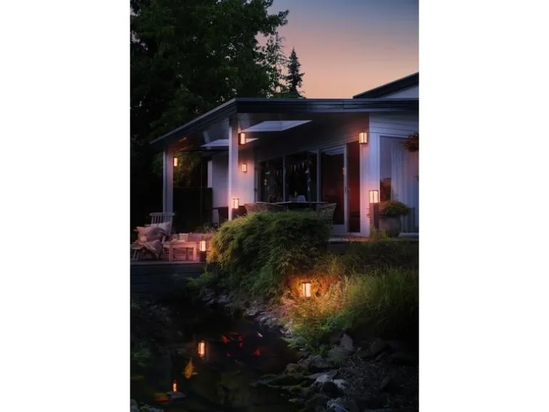 Philips Hue White & Color Ambiance Outdoor Impress Wegeleuchte Schwarz